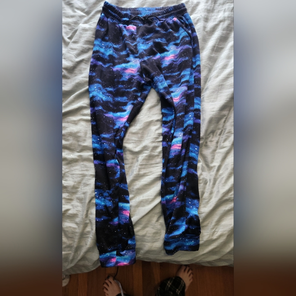 Galaxy Print Jogger Sweatpants XL